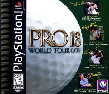 Pro 18 - World Tour Golf (US) box cover front